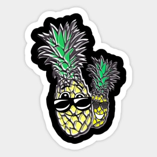 cool pineapple hawaii Sticker